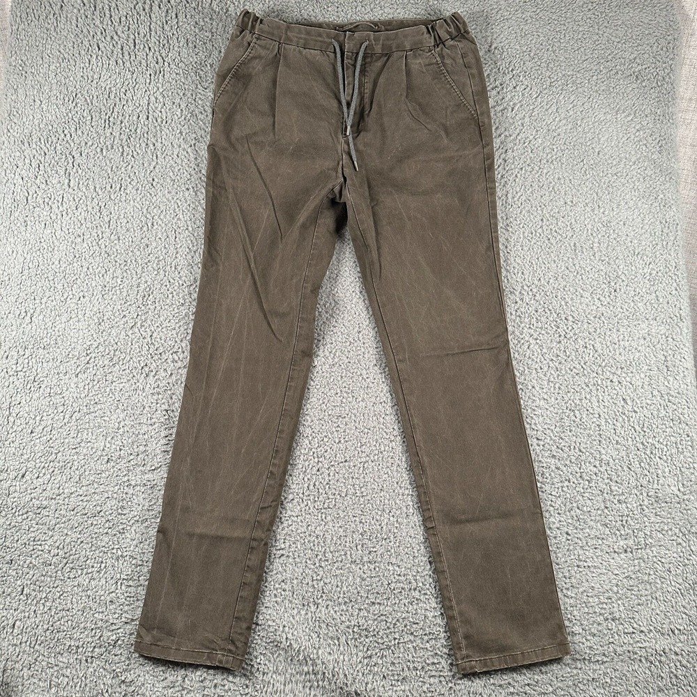 Suitsupply Pants Mens 50(31 Fits) Oliver Ames Pleated‎ Elastic Waist Drawstring